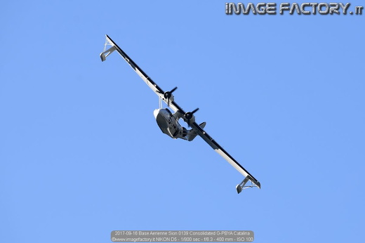2017-09-16 Base Aerienne Sion 0139 Consolidated G-PBYA Catalina